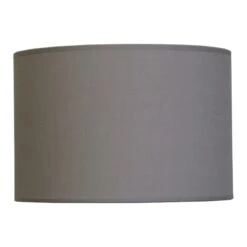 Abat-jour CYLINDRE (D40cm) En Chintz Gris