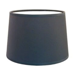 Abat-jour KAZA (D20cm) En Chintz Bleu Cobalt