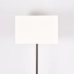 Abat-jour RECTANGLE (D25cm) En Chintz écru -BRILLIANT Soldes Boutique abat jour rectangle d25cm en chintz ecru redalum 2102691 2