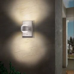 EGLO Applique Murale Extérieur Led SESIMBA Grise En Métal -BRILLIANT Soldes Boutique applique murale exterieur led sesimba grise en metal eglo kw170042 1