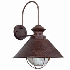 Applique Murale Extérieur NAUTICA En Métal Cuivré