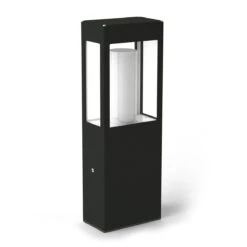 Borne Extérieur BRICK En Aluminium Noir