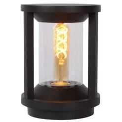 Borne Extérieur CADIX En Aluminium Noir