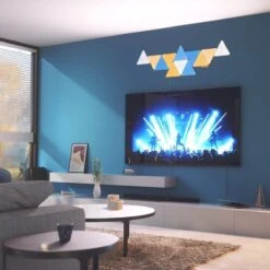 Nanoleaf Kit De 9 Triangles Lumineux Design à Assembler SHAPES -BRILLIANT Soldes Boutique kit de 9 triangles lumineux design a assembler shapes nanoleaf 2100992 6