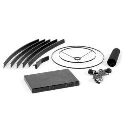 Lampadaire Arc GAB En Métal Noir Et Marbre Noir -BRILLIANT Soldes Boutique lampadaire arc gab en metal noir et marbre noir keria 2103723 4