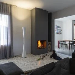 Lampadaire BICONICA Led Blanc -BRILLIANT Soldes Boutique lampadaire biconica led blanc martinelli 2206745 4