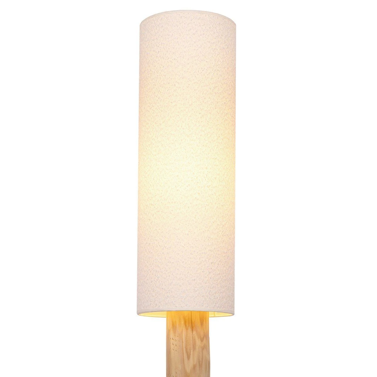 Lampadaire BOUCLE En Bois De Chêne Et Tissu Blanc 4 Lampadaire BOUCLE En Bois De Chêne Et Tissu Blanc – Image 4