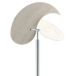 Lampadaire Design LED Dimmable LINO Argenté En Métal -BRILLIANT Soldes Boutique lampadaire design led dimmable lino argente en metal b leuchten l180155 5
