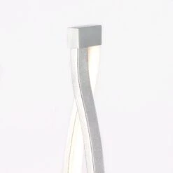 Lampadaire Design LED SAHARA En Métal Argenté -BRILLIANT Soldes Boutique lampadaire design led sahara en metal argente mantra l150229 10