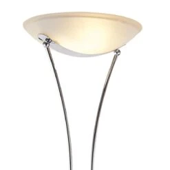 Lampadaire Liseuse GLASGOW Argenté En Métal -BRILLIANT Soldes Boutique lampadaire liseuse glasgow argente en metal keria hk170393 3