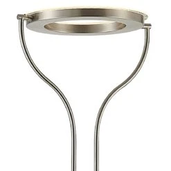 Lampadaire Liseuse OREO En Métal Nickel Satiné Et Verre -BRILLIANT Soldes Boutique lampadaire liseuse oreo en metal nickel satine et verre keria 2104505 5