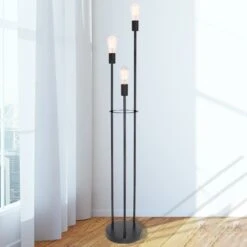 Globo Lampadaire MARTHA (H140cm) En Métal Noir