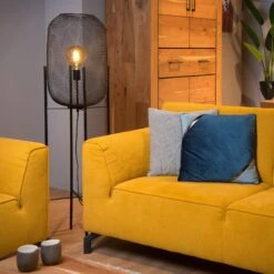 Lampadaire MESH En Métal Noir