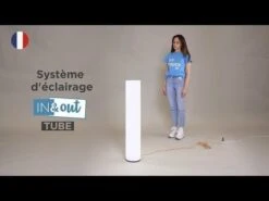 Lampadaire Moderne Extérieur LED FITY En PVC Blanc Translucide -BRILLIANT Soldes Boutique lampadaire moderne exterieur led fity en pvc blanc translucide new garden l190314 6