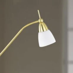 Lampadaire PINO En Métal Doré -BRILLIANT Soldes Boutique lampadaire pino en metal dore paul neuhaus lcm01278 3