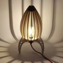 Lampe à Poser ARIANE En Bois Naturel -BRILLIANT Soldes Boutique lampe a poser ariane en bois naturel atelier loupiote 2303718 5