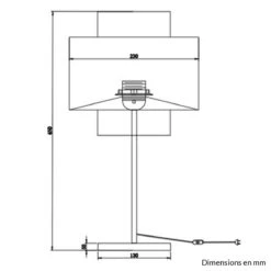 Lampe à Poser ART En Raphia Naturel Et Tissu Blanc -BRILLIANT Soldes Boutique lampe a poser art en raphia naturel et tissu blanc keria 1906995 2