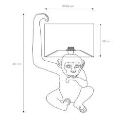 Lampe à Poser CHIMP En PVC Doré Avec Abat-jour En Tissu Noir 10 Lampe à Poser CHIMP En PVC Doré Avec Abat-jour En Tissu Noir -BRILLIANT Soldes Boutique lampe a poser chimp en pvc dore avec abat jour en tissu noir lucide 2104209 2