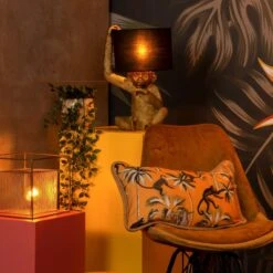 Lampe à Poser CHIMP En PVC Doré Avec Abat-jour En Tissu Noir 14 Lampe à Poser CHIMP En PVC Doré Avec Abat-jour En Tissu Noir -BRILLIANT Soldes Boutique lampe a poser chimp en pvc dore avec abat jour en tissu noir lucide 2104209 6