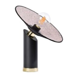 Lampe à Poser GATSBY Abat-jour Velours Rose