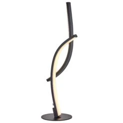 Lampe à Poser LED LINELLE En Métal Noir