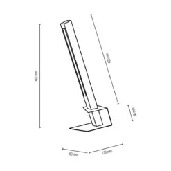 Lampe à Poser LED RAPID En Bois Naturel Et Métal Noir -BRILLIANT Soldes Boutique lampe a poser led rapid en bois naturel et metal noir britop lighting 2106276 4