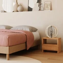 Lampe à Poser OYA En Bois Naturel -BRILLIANT Soldes Boutique lampe a poser oya en bois naturel atelier loupiote 2303965 1