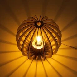 Lampe à Poser OYA En Bois Naturel -BRILLIANT Soldes Boutique lampe a poser oya en bois naturel atelier loupiote 2303965 4