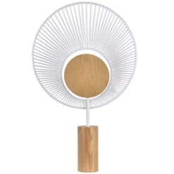 Lampe à Poser OYSTER En Coton Blanc