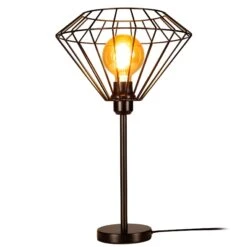 Lampe à Poser RAQUELLE En Métal Noir