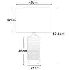 Lampe à Poser STRAYE (H80cm) En Céramique Blanc/argenté Avec Abat-jour En Tissu Blanc -BRILLIANT Soldes Boutique lampe a poser straye h80cm en ceramique blanc argente avec abat jour en tissu blanc keria 2106353 2