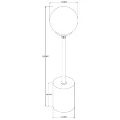 Lampe à Poser TERRAZZO En Terrazzo Blanc Et Verre -BRILLIANT Soldes Boutique lampe a poser terrazzo en terrazzo blanc et verre keria 1903418 2