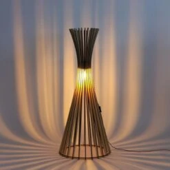 Lampe à Poser TIPI En Bois Naturel -BRILLIANT Soldes Boutique lampe a poser tipi en bois naturel atelier loupiote 2303964 6