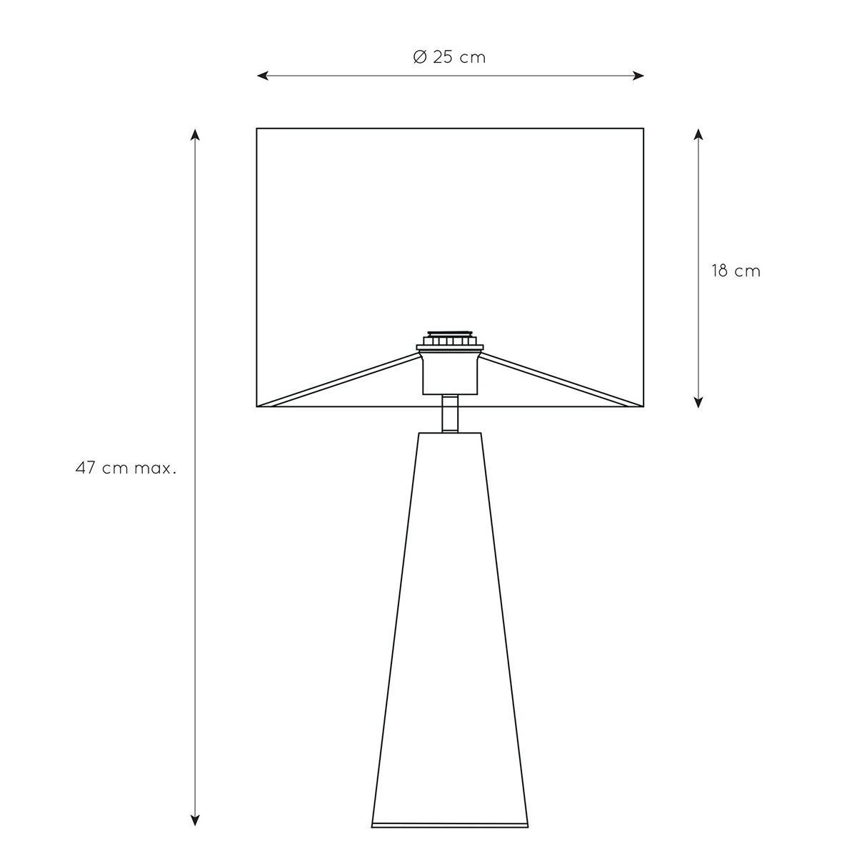 Lampe à Poser VELVET En Velours Gris Avec Abat-jour En Velours Noir 3 Lampe à Poser VELVET En Velours Gris Avec Abat-jour En Velours Noir – Image 3