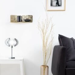 Lampe De Table Filaire SEPIA Argentée En Acrylique Et Fils De Nylon -BRILLIANT Soldes Boutique lampe de table filaire sepia argentee en acrylique et fils de nylon laurie hl170054 1