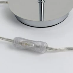 Lampe De Table Filaire SEPIA Argentée En Acrylique Et Fils De Nylon -BRILLIANT Soldes Boutique lampe de table filaire sepia argentee en acrylique et fils de nylon laurie hl170054 5