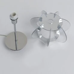 Lampe De Table Filaire SEPIA Argentée En Acrylique Et Fils De Nylon -BRILLIANT Soldes Boutique lampe de table filaire sepia argentee en acrylique et fils de nylon laurie hl170054 6