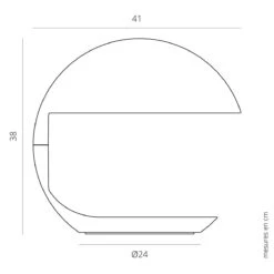 Lampe En Aluminium COBRA Blanche -BRILLIANT Soldes Boutique lampe en aluminium cobra blanche martinelli 0073125 2