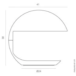 Lampe En Aluminum COBRA Noire -BRILLIANT Soldes Boutique lampe en aluminum cobra noire martinelli 2206735 2