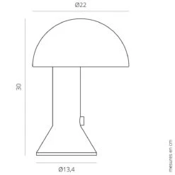 Lampe En Aluminum ELMETTO Doré -BRILLIANT Soldes Boutique lampe en aluminum elmetto dore martinelli 2206731 2
