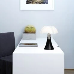 Lampe MINI PIPISTRELLO LED Dimmable Couleur Noir ébène -BRILLIANT Soldes Boutique lampe mini pipistrello led dimmable couleur noir ebene martinelli 2101229 10