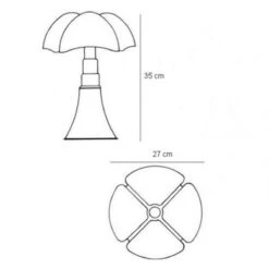 Lampe MINI PIPISTRELLO LED Dimmable Couleur Noir ébène -BRILLIANT Soldes Boutique lampe mini pipistrello led dimmable couleur noir ebene martinelli 2101229 2