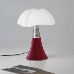 Lampe MINI PIPISTRELLO LED Dimmable Rouge Pourpre -BRILLIANT Soldes Boutique lampe mini pipistrello led dimmable rouge pourpre martinelli 2101230 5