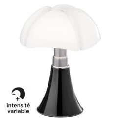 Lampe MINI PIPISTRELLO LED Dimmable Titane -BRILLIANT Soldes Boutique lampe mini pipistrello led dimmable titane martinelli 2101234 4