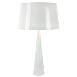 Lampe TOTEM Blanche En Métal