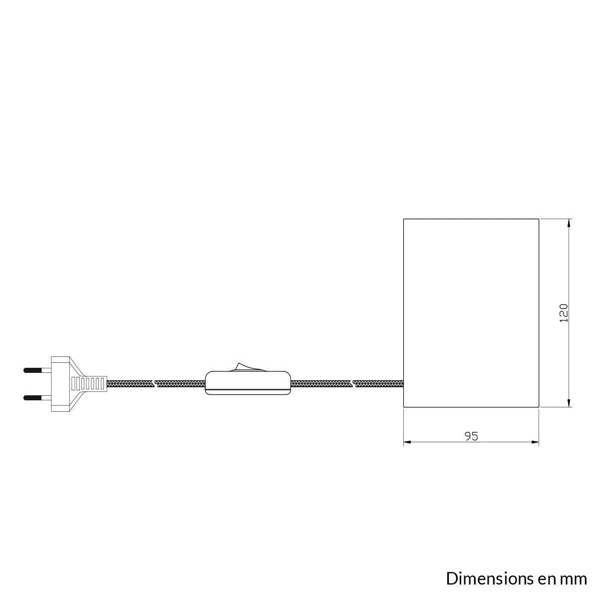 Pied De Lampe Forme Cube VIOLA En Bois Naturel 7 Pied De Lampe Forme Cube VIOLA En Bois Naturel – Image 7