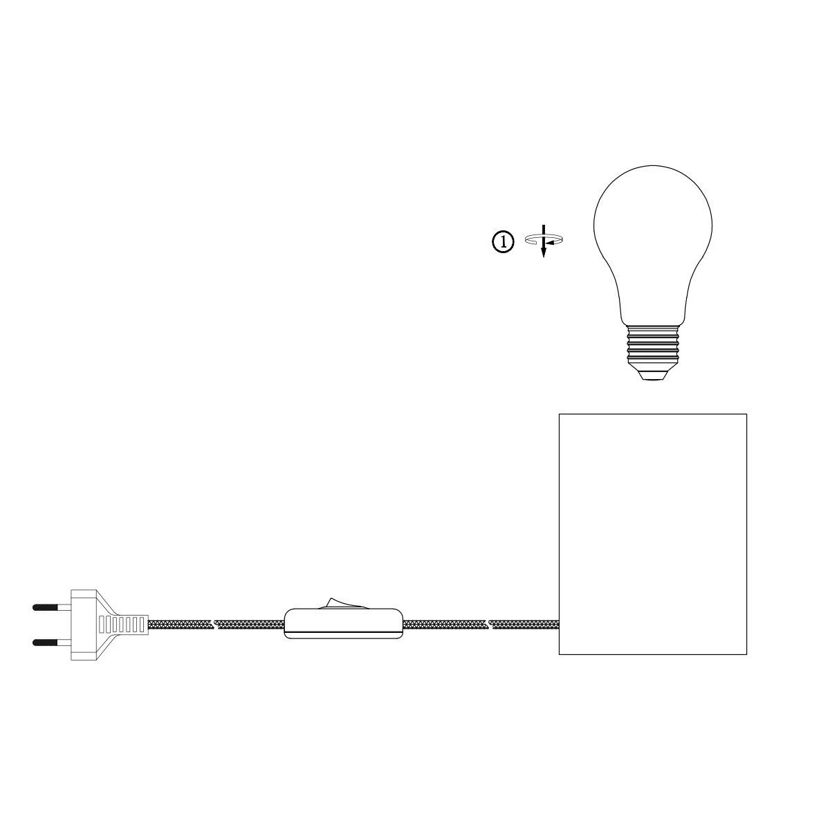 Pied De Lampe Forme Cube VIOLA En Bois Naturel 8 Pied De Lampe Forme Cube VIOLA En Bois Naturel – Image 8