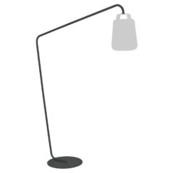 Pied Déporté Pour Lampe Moderne Extérieur BALAD FERMOB Acier Carbone -BRILLIANT Soldes Boutique pied deporte pour lampe moderne exterieur balad fermob acier carbone fermob 2008641 2