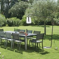 Pied Déporté Pour Lampe Moderne Extérieur BALAD FERMOB Acier Carbone -BRILLIANT Soldes Boutique pied deporte pour lampe moderne exterieur balad fermob acier carbone fermob 2008641 4