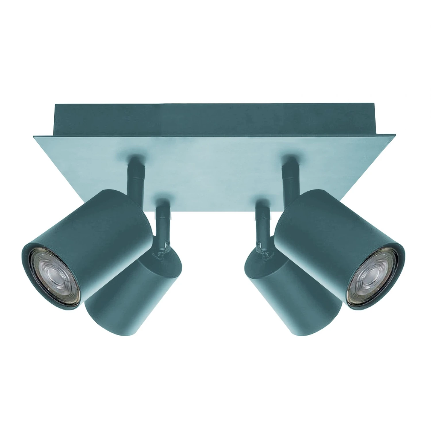 BRILLIANT Soldes Boutique -BRILLIANT Soldes Boutique plafonnier 4 spots form en metal bleu lumicom 2206591 1